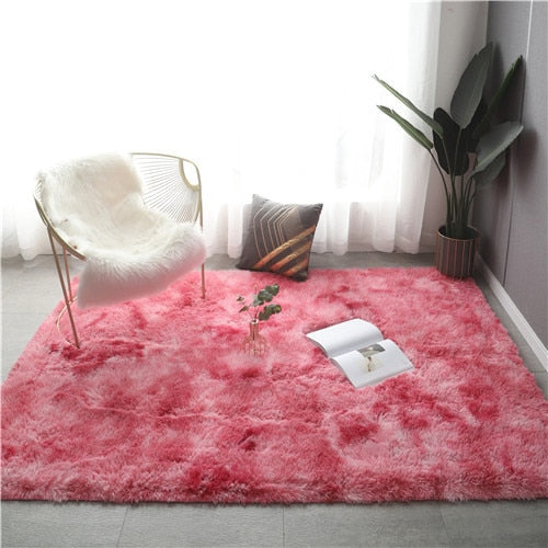 Living room Carpet Soft Nursery Rugs Shaggy Carpet for Kids Room Children Home Decoration Shag Floor Rugs with Anti-Slip Bottom