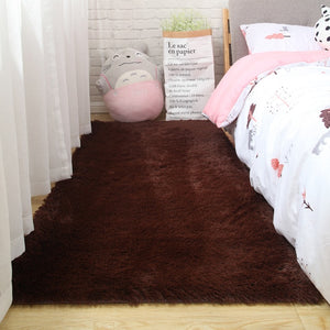 Fluffy Tie Dye Carpets For Bedroom Decor Modern Home Floor Mat Large Washable Nordica in the Living Room Soft White Shaggy Rug