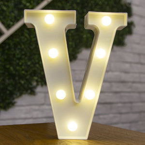 Alphabet Letter LED Lights Luminous Number Lamp Decor  Battery Night Light for home Wedding Birthday Christmas party Decoration