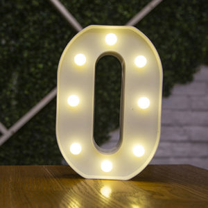 Alphabet Letter LED Lights Luminous Number Lamp Decor  Battery Night Light for home Wedding Birthday Christmas party Decoration