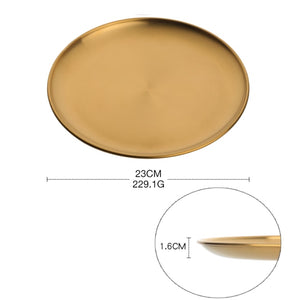 Stainless Steel Tableware Plate