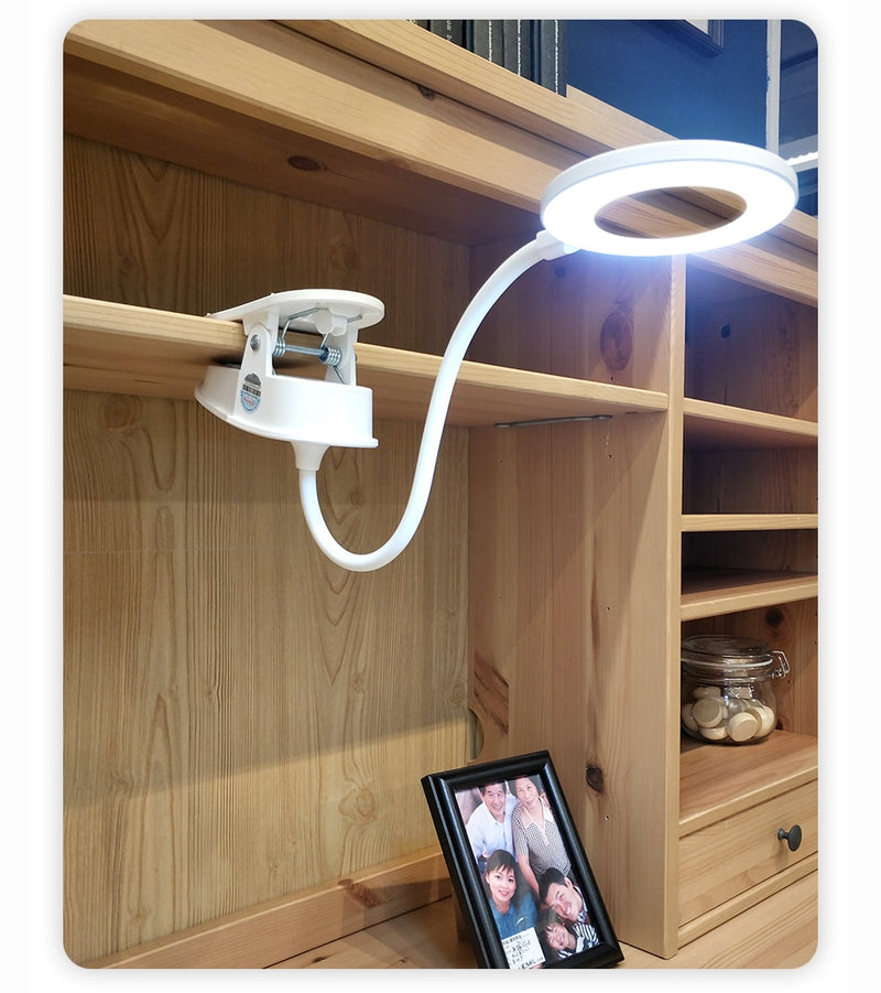 LED 3 Modes Clip Desk Lamp