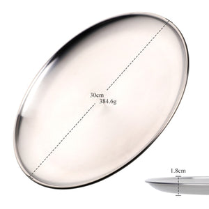 Stainless Steel Tableware Plate