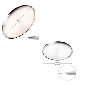 Stainless Steel Tableware Plate