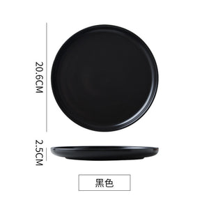 Solid Color Round Dinner Plate