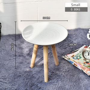 Creative Round Nordic Wood Coffee Table