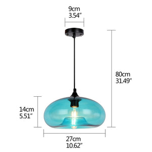 7 Color Glass Pendant Lamp