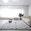 Large Rugs For Modern Living Room  Plush Carpet In Apartment Simple and Light Luxury Nordic Design Bedroom Decoration