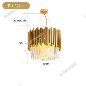 Modern Crystal Led Ceiling Chandelier