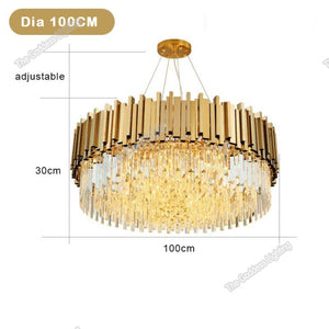 Modern Crystal Led Ceiling Chandelier