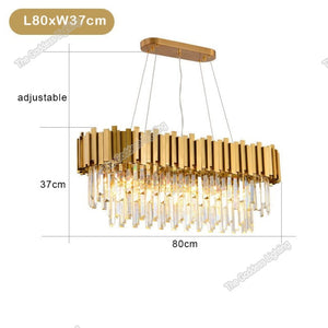 Modern Crystal Led Ceiling Chandelier