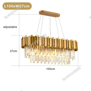 Modern Crystal Led Ceiling Chandelier