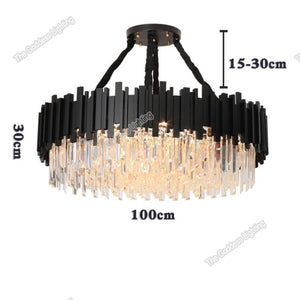 Modern Crystal Led Ceiling Chandelier