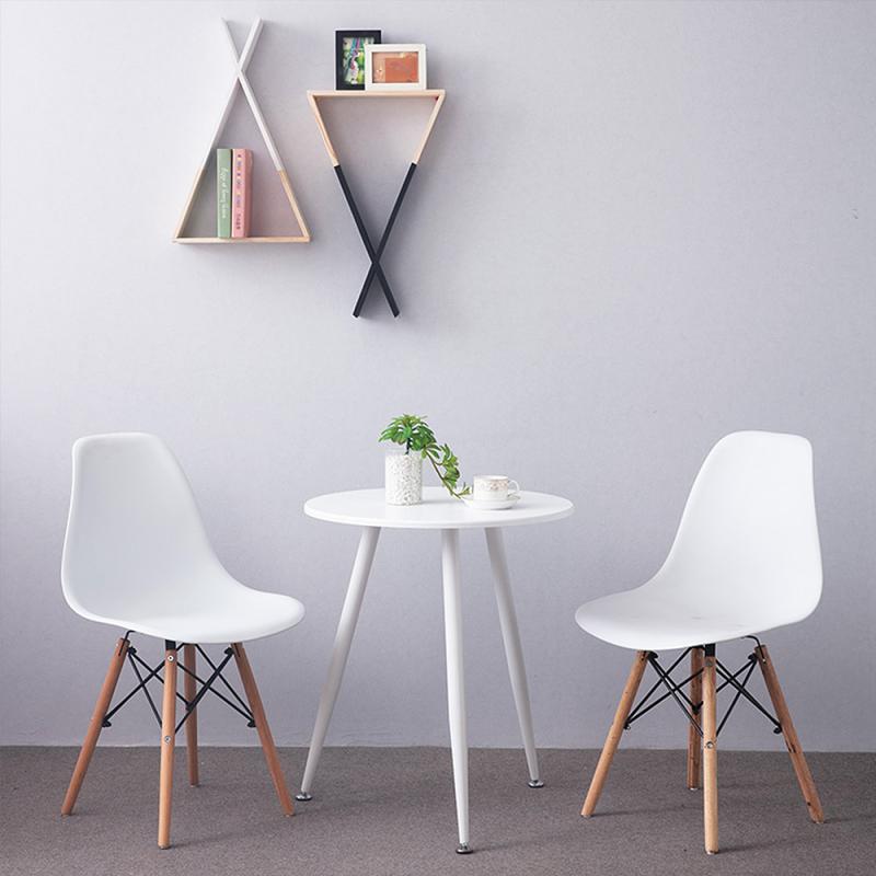 4Pcs/set Modern Nordic Style Dining Chair Leisure Household Coffee Restaurant Balcony Coffee Chair Office High Quality Chair HWC