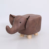 Cartoon Animal Elephant Calf Wooden Bench Home Decor Simple Fashion Creative Unique Shape Baby Sofa Adult Shoe Changing Stool