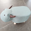 Cartoon Animal Elephant Calf Wooden Bench Home Decor Simple Fashion Creative Unique Shape Baby Sofa Adult Shoe Changing Stool