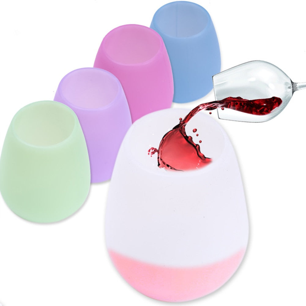 Portable Silicone Wine Cup