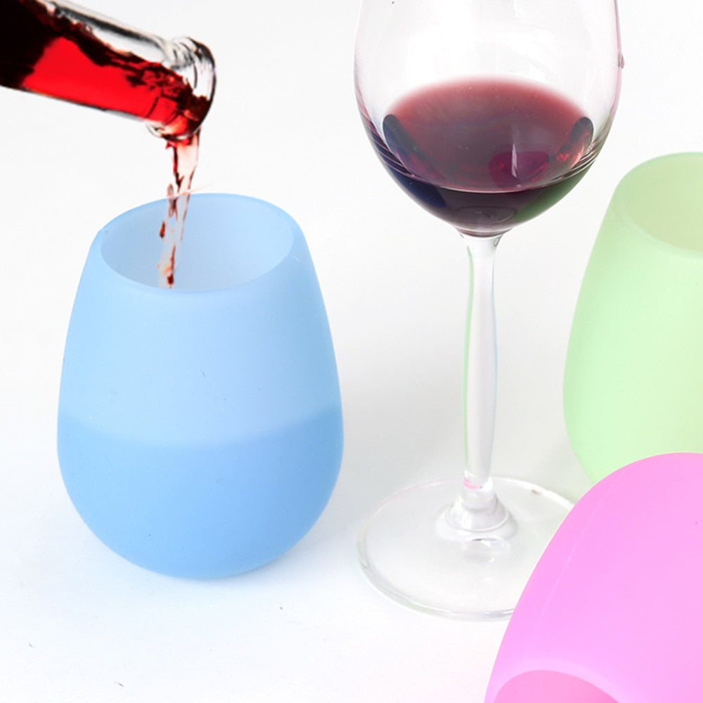 Portable Silicone Wine Cup