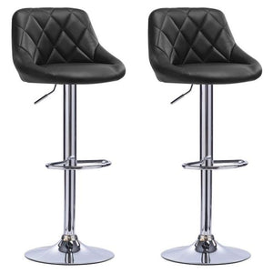 2Pcs/Set Modern Bar Chairs Dining Room Chairs Adjustable Swivel Bar Stools Kitchen Counter Dining Chairs Home Office Chair HWC