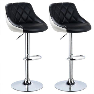 2Pcs/Set Modern Bar Chairs Dining Room Chairs Adjustable Swivel Bar Stools Kitchen Counter Dining Chairs Home Office Chair HWC