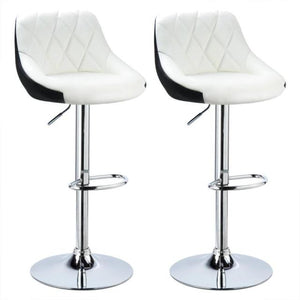 2Pcs/Set Modern Bar Chairs Dining Room Chairs Adjustable Swivel Bar Stools Kitchen Counter Dining Chairs Home Office Chair HWC