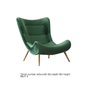 Single Sofa Fabric Nordic Style Japanese Style Tiger Recliner Lazy Snail Chair