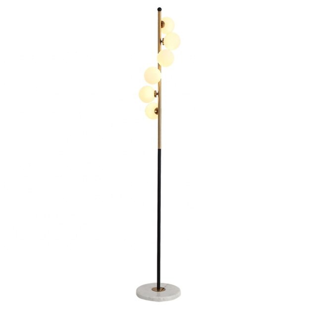 Modern Glass Ball LED Floor Lamp