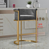 Luxury Dining Bar Chair Minimalist Gold Industrial Office Chair Waiting Bar Furniture Cadeiras De Jantar Chairs Living Room