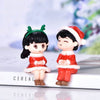 Mini Couple Figures Grandma Grandpa Sweety Lovers Couple Ornament For Fairy Garden Figurines Miniature Home Decoration