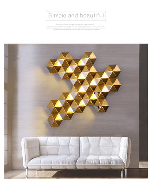 Luxury Honeycomb Nest Design Wall Lamp