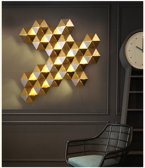 Luxury Honeycomb Nest Design Wall Lamp