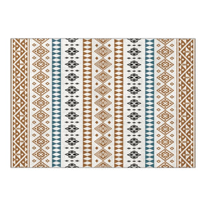 2021 Bohemian Carpet Printed Flannel Area Rug Room Floor Non-Slip Printed Carpet For Living Room Bedroom Home Decorative Crapet