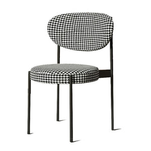 Nordic backrest dining chair creative restaurant suede casual modern minimalist coffee chair