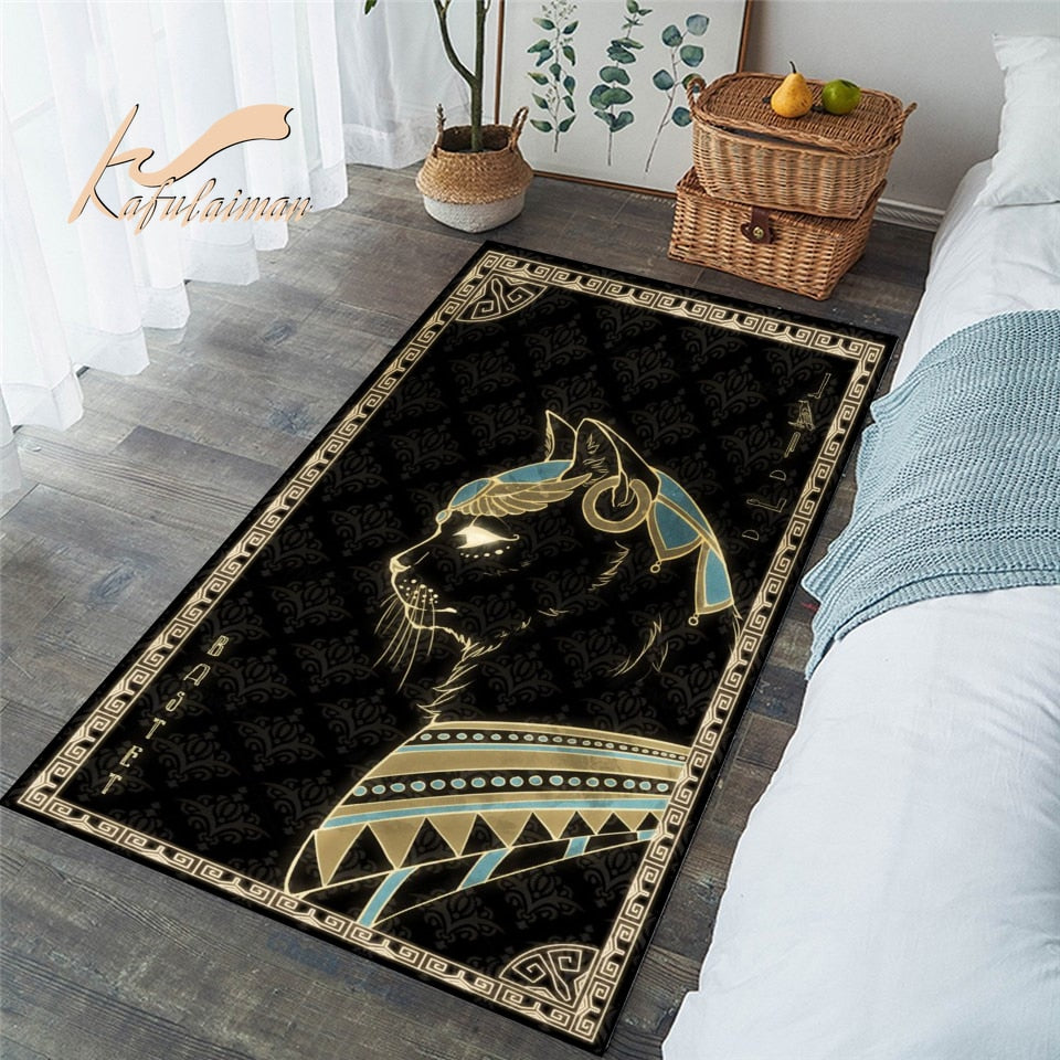 Egyptian god themed Carpet Super Soft Rug seth, bastet, amun, sobek, For living Room Decorator Floor Rug and Carpets Kitchen