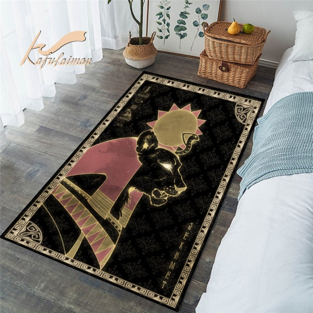 Egyptian god themed Carpet Super Soft Rug seth, bastet, amun, sobek, For living Room Decorator Floor Rug and Carpets Kitchen