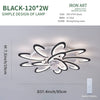 Modern LED Ceiling Fan with Light  Wind Adjustable Speed for Living Bedroom Decor Room Lustre Chandeliers Ceiling Fans Lamp