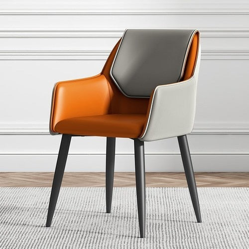 4 Colors Nordic Home Restaurant Dining Chair Backrest Modern Minimalist Home Furniture Chair Home Kitchen Soft Bag Dining Chair