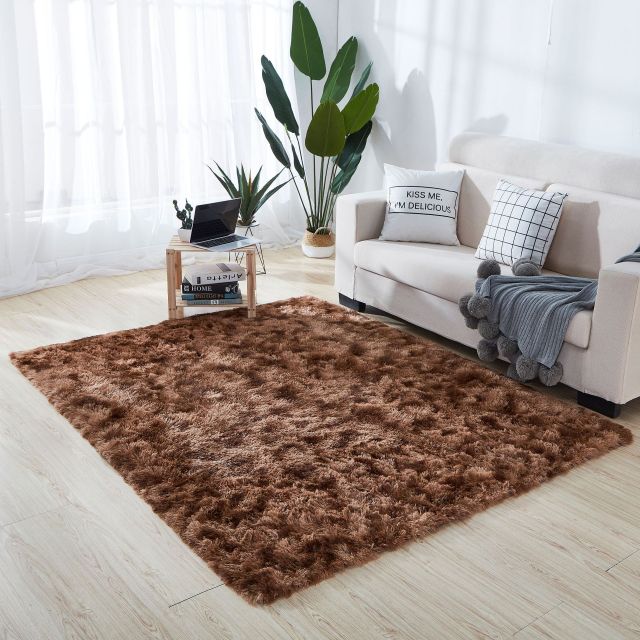 Silky Fluffy Carpet Modern Home Decor Long Plush Shaggy Rug Children's Play Mats Sofa Living Bedroom Bedside Mat Balcony Carpets