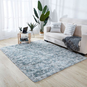 Silky Fluffy Carpet Modern Home Decor Long Plush Shaggy Rug Children's Play Mats Sofa Living Bedroom Bedside Mat Balcony Carpets