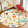 Baby Mat For Children Carpet Round Alfombra Redonda Infantil Flannel Carpet Lovely Pattern Baby Play Mat Rug Mat Carpet Bedroom