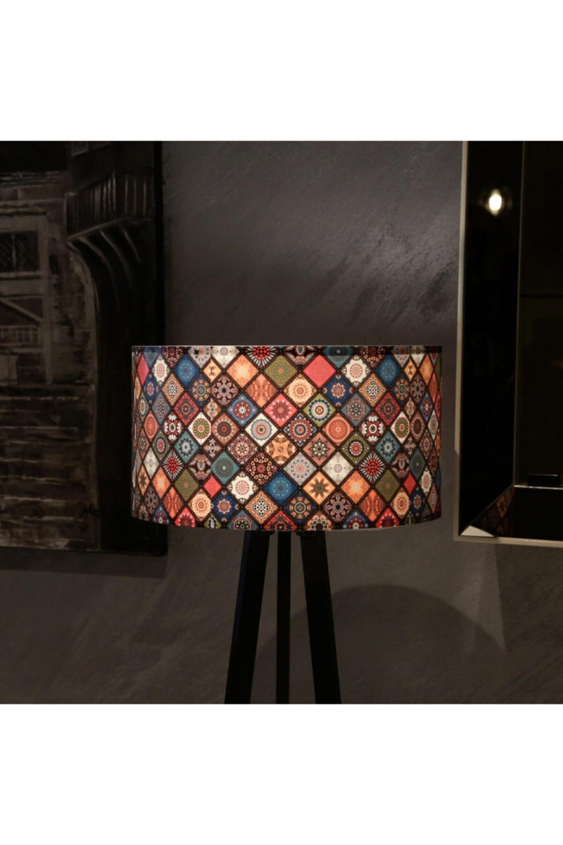 Modern Ethnic Pattern Floor Standing Floor Lamp