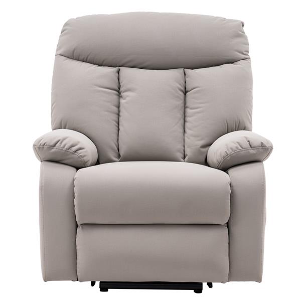 【USA READY STOCK】Type A Electric Lift Function Chair with Massage Silver White PU A and B box