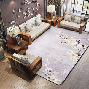 3D Plum Flower Carpet