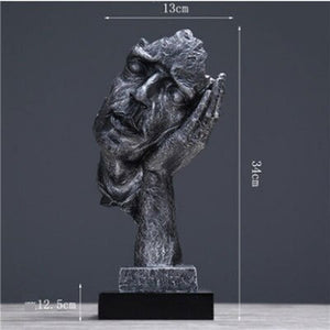 Vintage Thinker Sculpture