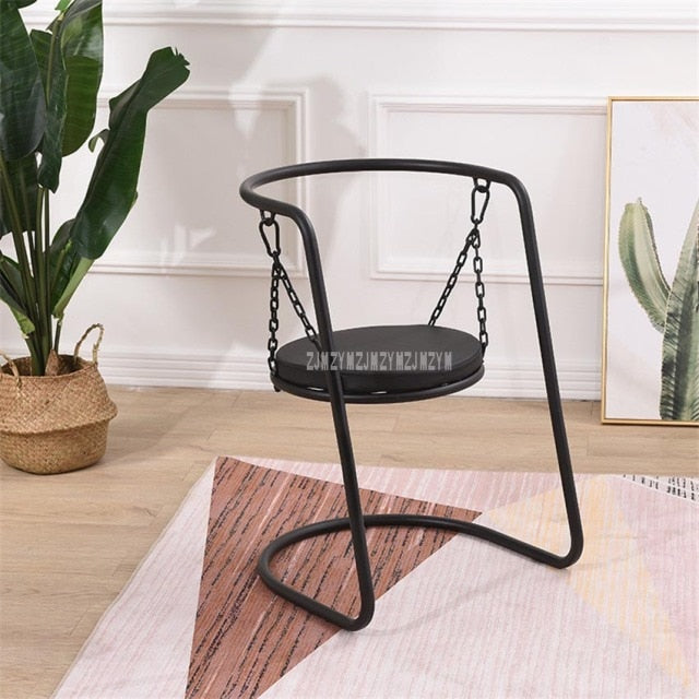 Modern Cafe Chair Nordic Restaurant Leisure Backrest Living Room Bedroom Conference Designer Minimalist Leisure Coffee Chair